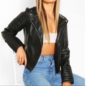 Faux Leather Jacket